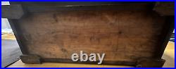 Antique Circa 1880 Swiss 23 Long Music Box Wooden Case Decorative Inlaid