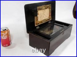 Antique Columbia Six Airs Swiss Cylinder Music Box 6 Songs VIDEO