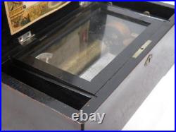 Antique Columbia Six Airs Swiss Cylinder Music Box 6 Songs VIDEO