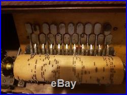 Antique Concert Roller Organ 1880's Plays