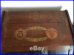 Antique Concert Roller Organ Pre 1900 PLUS 18 original cobs