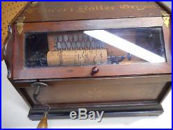 Antique Concert Roller Organ Working Order with 1 cob