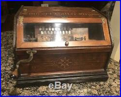 Antique Concert Rolling Organ With 3 Cobs Beautiful Piece