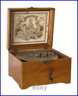 Antique Criterion Manivelle Disk Music Box Antique Criterion Manivelle Disk Music Box