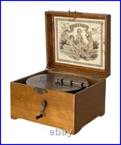 Antique Criterion Manivelle Disk Music Box Antique Criterion Manivelle Disk Music Box