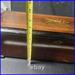 Antique Cylinder Music Box 12 Aires