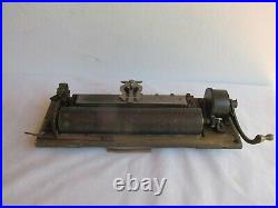 Antique Cylinder Music Box Tested Works Only Machine! Watch The Video Below