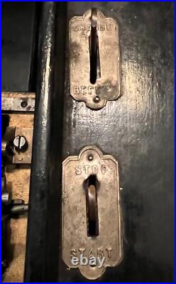 Antique Cylinder Music Box with Butterfly strikers 10 Songs Works! Watch Video Antique Cylinder Music Box with Butterfly strikers 10 Songs Works! Watch Video