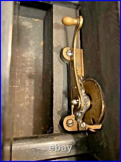 Antique Cylinder Music Box with Butterfly strikers 10 Songs Works! Watch Video Antique Cylinder Music Box with Butterfly strikers 10 Songs Works! Watch Video
