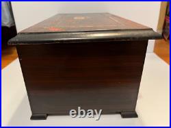 Antique Cylinder Music Box with Butterfly strikers 10 Songs Works! Watch Video Antique Cylinder Music Box with Butterfly strikers 10 Songs Works! Watch Video