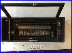 Antique Cylinder Swiss Type Music Box