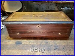 Antique Cylinder Swiss Type Music Box Case Parts Governor Restoration Project