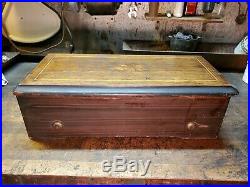 Antique Cylinder Swiss Type Music Box Case Parts Governor Restoration Project