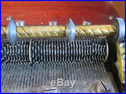 Antique Dbl Comb Regina Musical Box, 12 1/4 Disc, Style 16 with 19 Discs (Works)