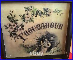 Antique Disc Music box by Troubadour with 10 discs