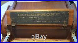 Antique Dulciphone Roller Organ Munroe Organ Worcester, Mass. Treadle Powered