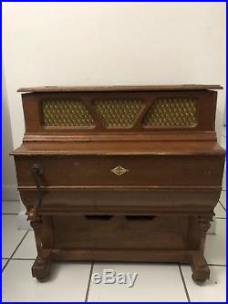 Antique Enrique Salva Barcelona Organ Roller