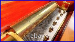 Antique Forte Piano FULLY RESTORED Chevron Comb Music Box C. 1840 (Video Inc.)