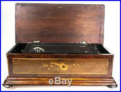 Antique French Inlayed Music Box