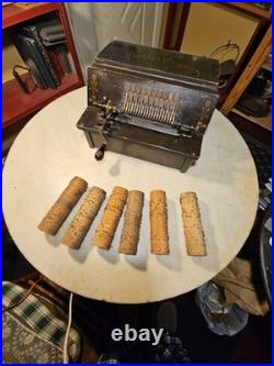 Antique GEM ROLLER ORGAN w 6 Cobs Restored Plays The Best I Ever Heard One