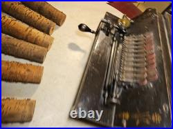 Antique GEM ROLLER ORGAN w 6 Cobs Restored Plays The Best I Ever Heard One
