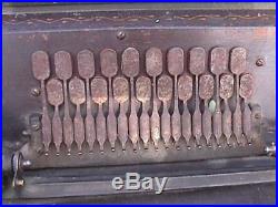 Antique GEM Roller Organ Pinned COB Reed PLAYER As Is Non Playing VG Condition