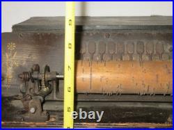 Antique Gem Roller Organ 1907 Needs Restoration