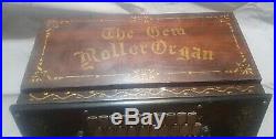 Antique Gem Roller Organ EXCELLENT MUSEUM CONDITION
