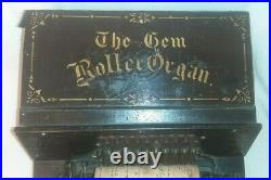 Antique Gem Roller Organ Music Machine