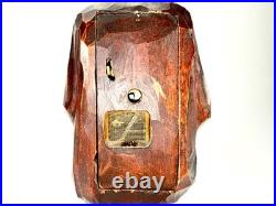 Antique German Black Forest Carved Wooden Figure Mechanical Whistler works