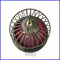 Antique German Brass Singing Bird Cage Music Box Automaton Karl Griesbaum NR