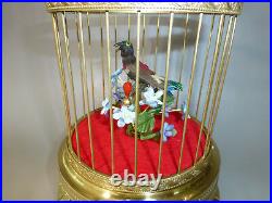 Antique German Karl Griesbaum Singing Bird Cage Music Box Automaton (see Videos)