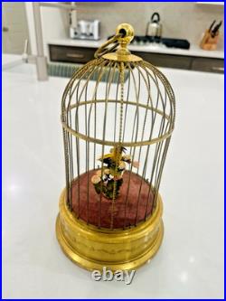 Antique German Karl Griesbaum Singing Bird Cage Music Box Sold As Is Parts