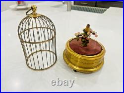 Antique German Karl Griesbaum Singing Bird Cage Music Box Sold As Is Parts