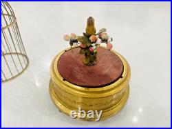 Antique German Karl Griesbaum Singing Bird Cage Music Box Sold As Is Parts