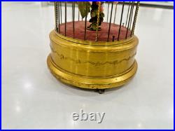 Antique German Karl Griesbaum Singing Bird Cage Music Box Sold As Is Parts