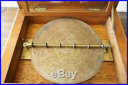 Antique German Music Box with additional 26 discs