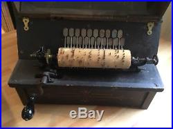 Antique Home Music Box Roller Organ Cob Organette Home Music Box What a steal