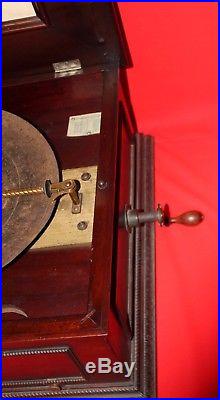 Antique Imperial Symphonion Music Box with nine 15 metal disks