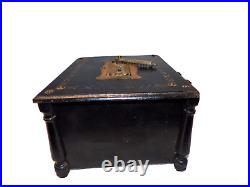 Antique Inona Crank Music Box Roller Organette Music Box