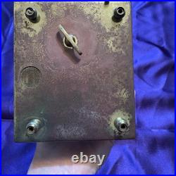 Antique Karl Griesbaum Singing Bird in a Cage Music Box German Automaton Brass