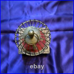 Antique Karl Griesbaum Singing Bird in a Cage Music Box German Automaton Brass