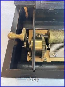 Antique M. F. Mermod Freres Swiss 8 Song Cylinder Music