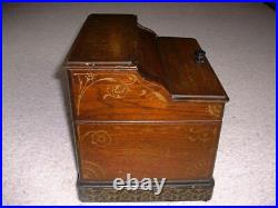 Antique MELODIA Music Player Box 1800s MECHANICAL ORGUINETTE CO. New York