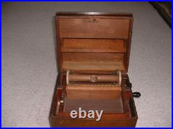 Antique MELODIA Music Player Box 1800s MECHANICAL ORGUINETTE CO. New York