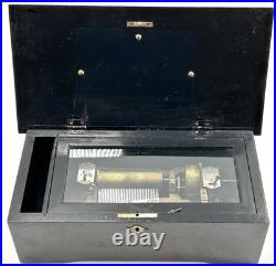 Antique MERMOD FRERES Swiss Cylinder Music Box No Crank Working READ