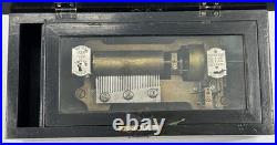 Antique MERMOD FRERES Swiss Cylinder Music Box No Crank Working READ