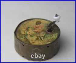 Antique Manivelle French Hand Crank Music Box Works