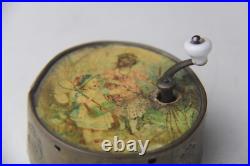 Antique Manivelle French Hand Crank Music Box Works