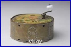 Antique Manivelle French Hand Crank Music Box Works